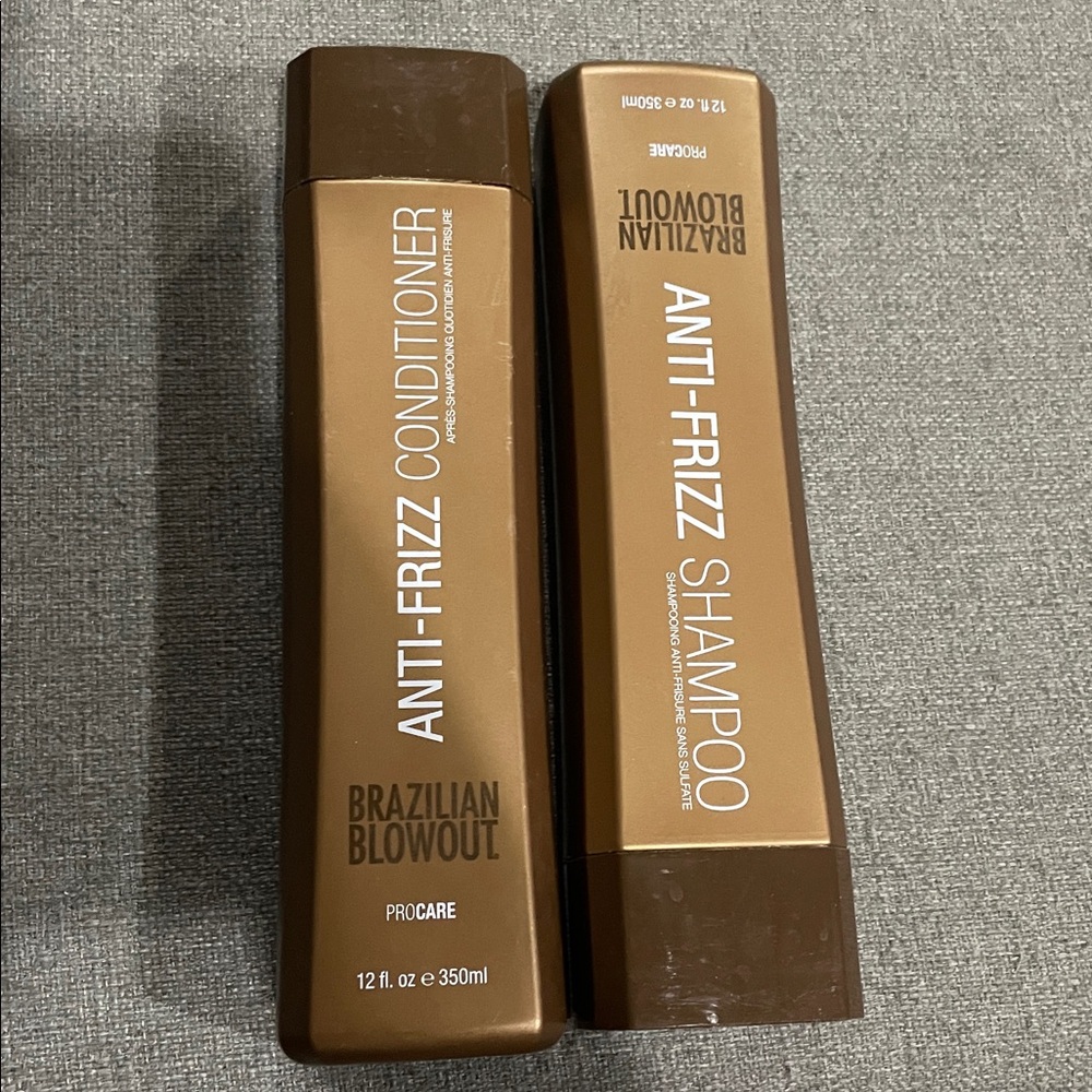 Brazilian Blowout Anti-Frizz Shampoo and Conditioner